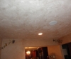 Sandstone ceiling, textured