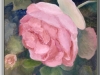 Rose painting, oil on canvas