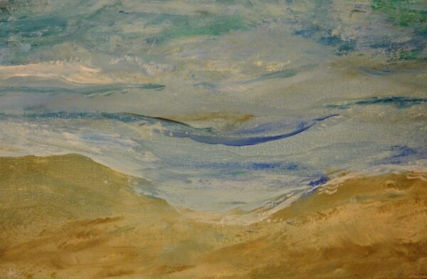 24x48 Water's Edge Coastal Seascape Painting